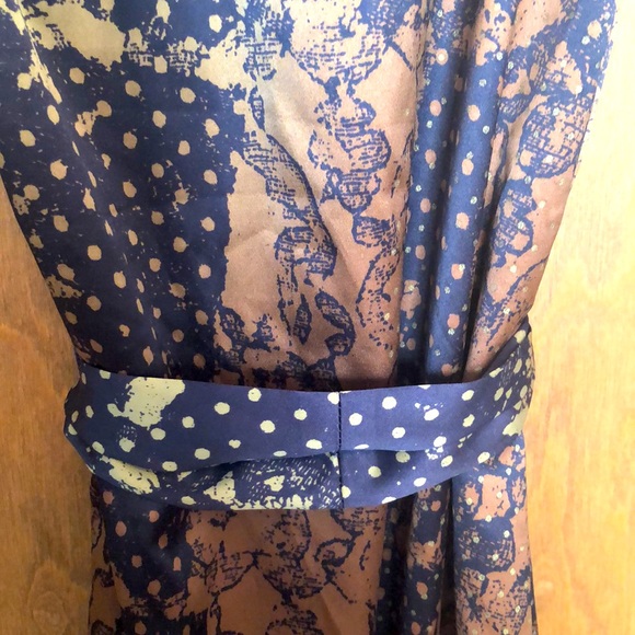 Patterned, cowl neck, sleeveless dress from The Limited, multicolored NWT - Picture 7 of 8